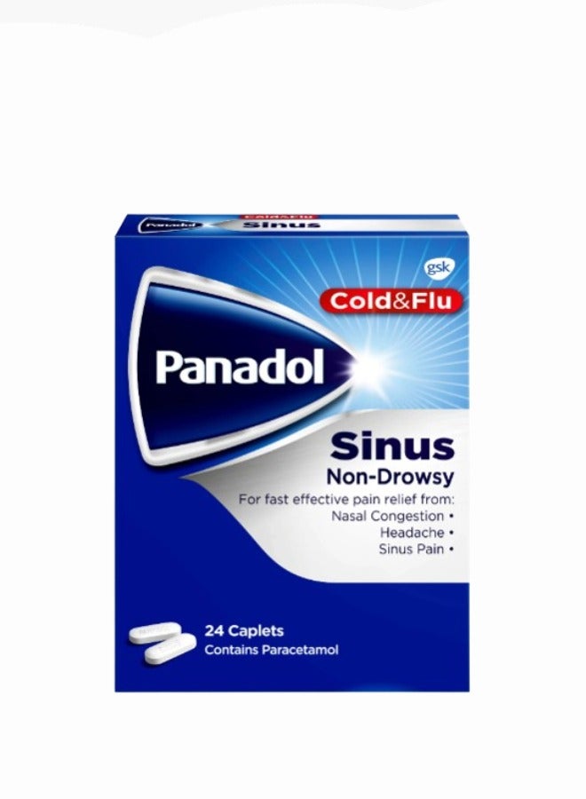 Panadol Cold & Flu Sinus 24 Caplets