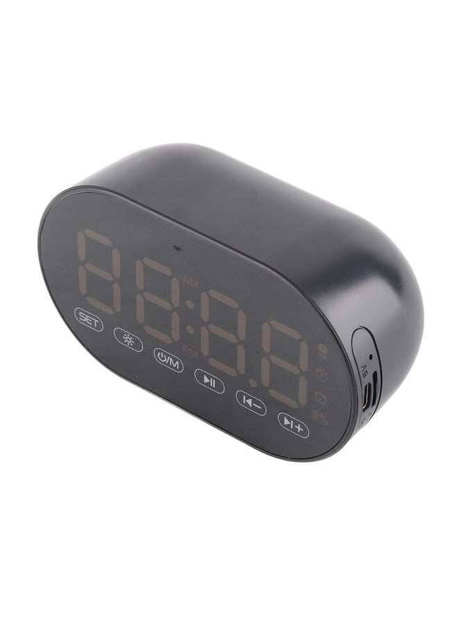 Thoraya - Intelligent AI Alarm Clock Students Learn Electronic Alarm Clock Wireless Bluetooth Speaker for Bedrooms Black Upgrade - Image 1