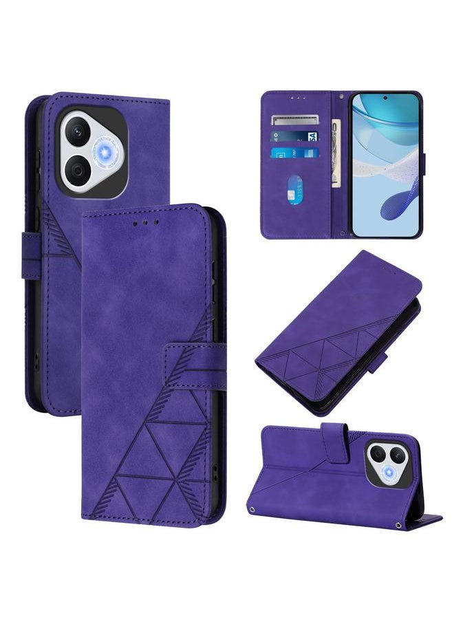 Green Tiger Case For Honor 400 Lite Crossbody 3D Embossed Flip Leather Phone Case  - Image 1
