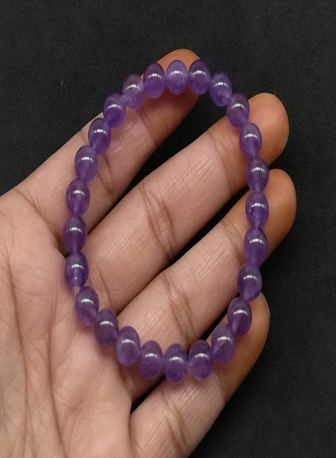 ASTRODIDI Stone Amethyst Healing Bracelet For Unisex-Adult (Purple_49.9 grams) - Image 4