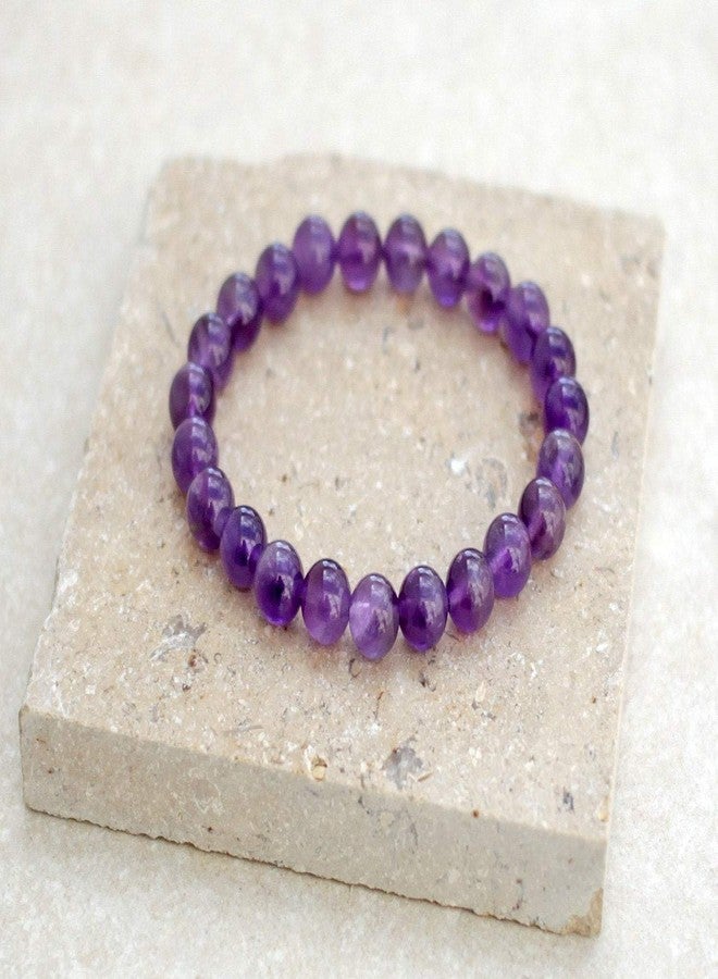 ASTRODIDI Stone Amethyst Healing Bracelet For Unisex-Adult (Purple_49.9 grams) - Image 5