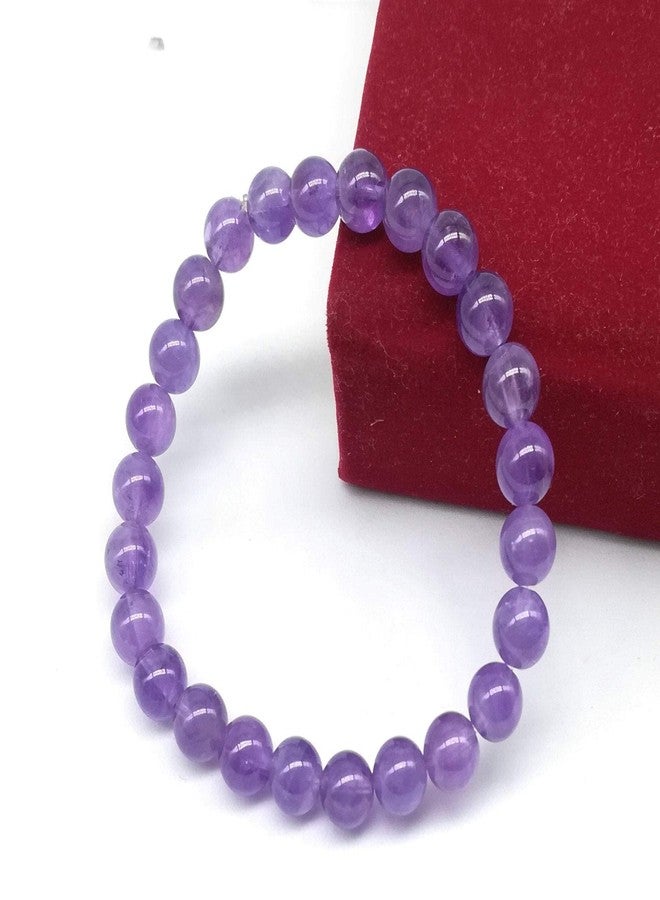 ASTRODIDI Stone Amethyst Healing Bracelet For Unisex-Adult (Purple_49.9 grams) - Image 3