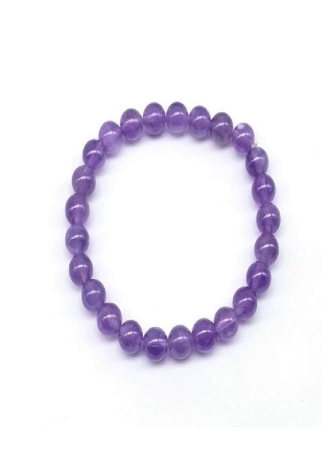 ASTRODIDI Stone Amethyst Healing Bracelet For Unisex-Adult (Purple_49.9 grams) - Image 2