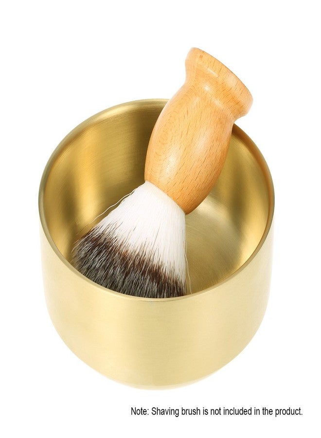 ANSELF Shaving Soap Bowl Metal Shaving Mug Bowl Barber Cleaning Soup Cup Man's Shaving Tool (Large) - Image 5