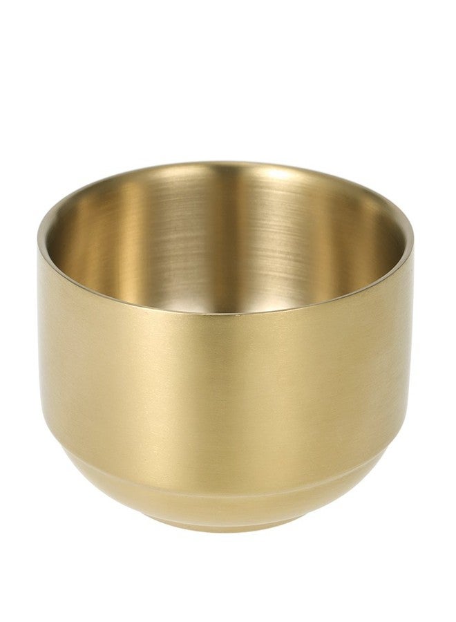 ANSELF Shaving Soap Bowl Metal Shaving Mug Bowl Barber Cleaning Soup Cup Man's Shaving Tool (Large) - Image 1