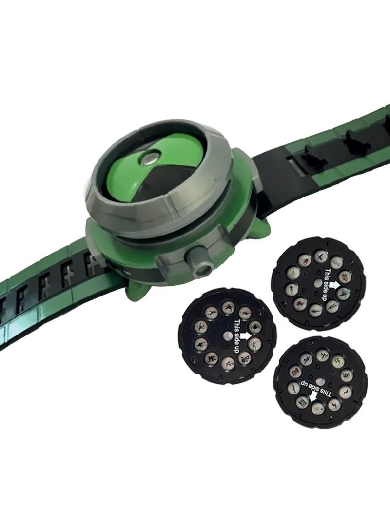 Prinomor BenToys Watch Ben Omnitrix لعبة غرفة إنشاء الأجانب أرقام Ultimatrix للأولاد ساعات بروجيكتور نموذج إمدادات حفلة عيد الميلاد - Image 5