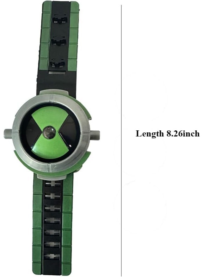 Prinomor BenToys Watch Ben Omnitrix لعبة غرفة إنشاء الأجانب أرقام Ultimatrix للأولاد ساعات بروجيكتور نموذج إمدادات حفلة عيد الميلاد - Image 2
