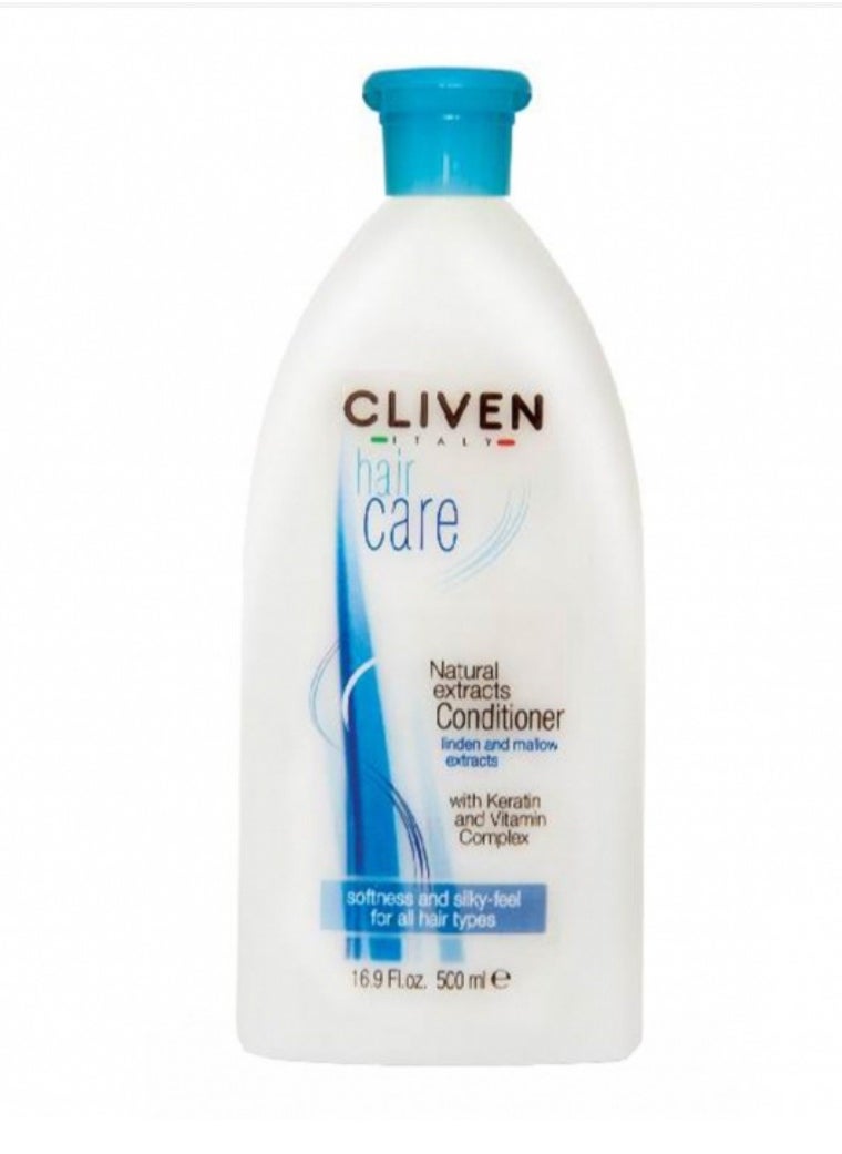 Cliven Cliven Hair Care Neutral Extracts Conditioner - Keratin & Vitamin Complex - 500ml 