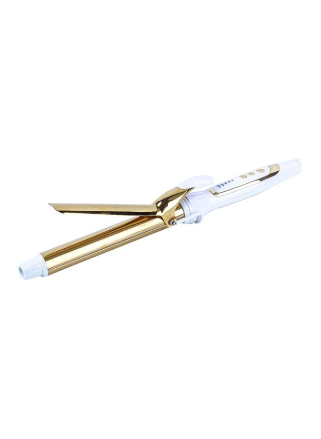 NIBEMINENT Electric Curling Iron Gold/White 38cm - Image 1