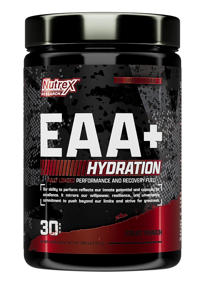 Nutrex Research - EAA+ Hydration Refuel Build, Fruit Punch, 30 - Image 1