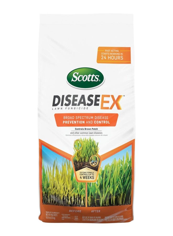 سكوتس مبيد فطريات العشب Scotts DiseaseEx، يتحكم في الأمراض ويمنعها لمدة تصل إلى 4 أسابيع، ويعالج ما يصل إلى 5000 قدم مربع، و10 أرطال. - Image 1