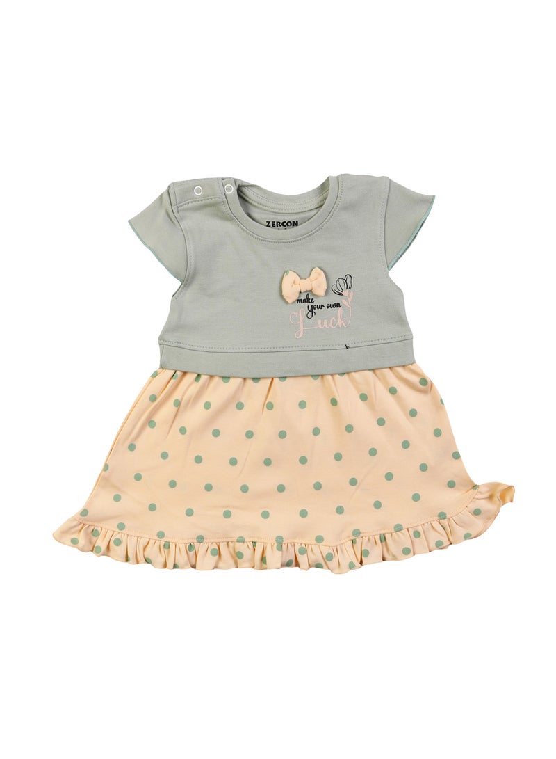 Zercon Summer Dress  Set for Newborn Babies 6350 - Image 1