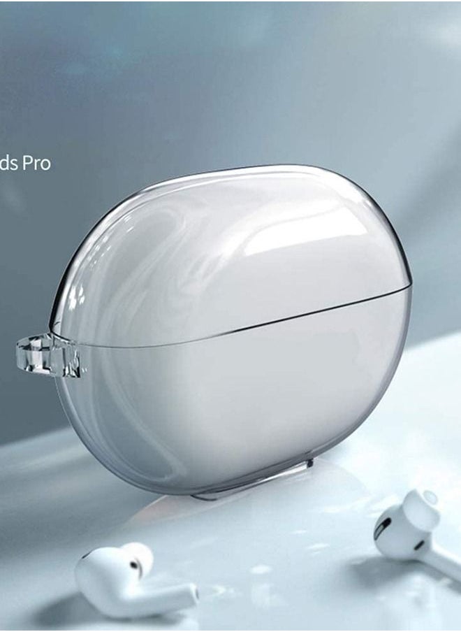Z UO midi E غطاء جراب لهاتف Huawei FreeBuds 4i شفاف  - Image 2