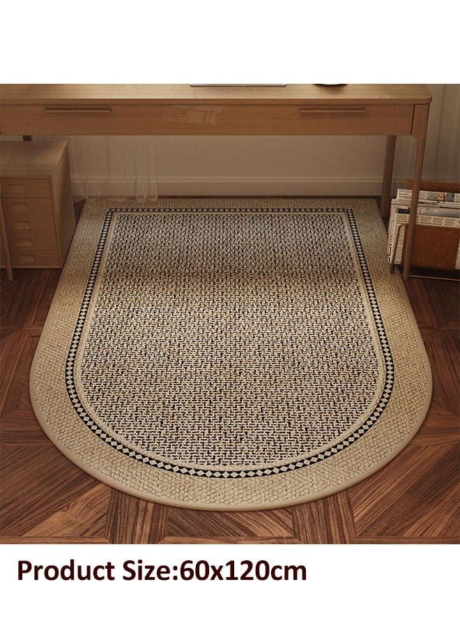 Office Chair Mat,Noise-proof Home Office Chair Mat for Hard Floor ,Wear-Resistant Office Bedroom Floor Protection Mat,Office Chair Mat for Rolling Chairs,Large Anti-Slip Computer Chair Mat Rug for Office/Home,Machine Washable Chair Mat 60x90cm - Image 2