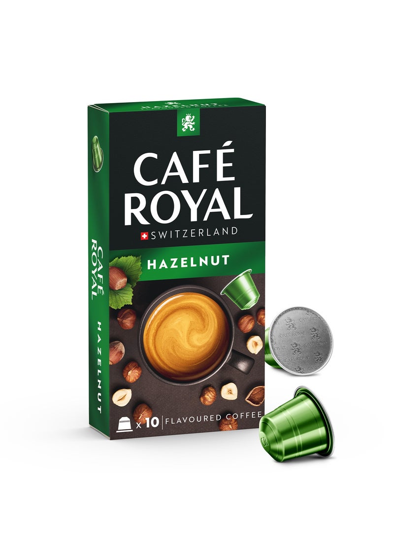 Cafe Royal Hazelnut Coffee 10 Capsules - Image 1