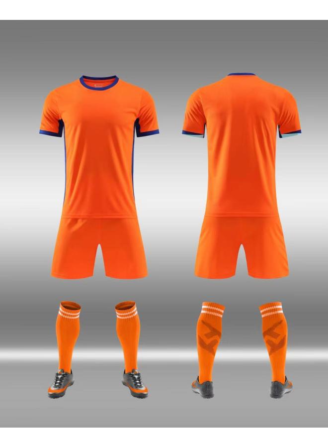 2425 World Cup European Cup Football Uniform Suit Adult Children's Football Uniform Board Team Logo Plate Printed