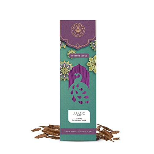 LUXURIATE Arabic Breez Organic Natural Herbal Incense Organic Incense, Long-Lasting Incense Stick, Agarbatti for Puja, Prayer | Luxury Premium Incense - Pack of 1 (20 Sticks) - Image 1