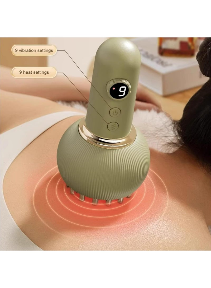 PULUZ Lymphatic Drainage Massager & Anti Cellulite Massage Tool, Helps Reduce Stretch Marks & Cellulite, for Legs, Arms & Belly, Body Sculpting Machine with Microcurrent, Light, Heat & Vibration - Image 5