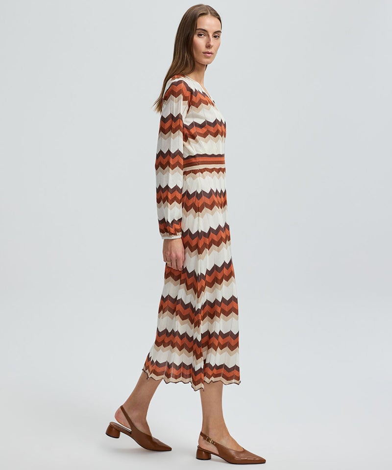 Ipekyol Color-Block Knit Wrap Dress - Image 2