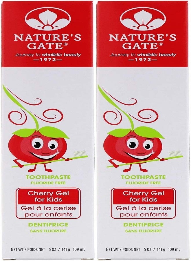 Nature's Gate Natural Toothpaste Fluoride Free, Cherry - 5 oz - 2 pk - Image 1