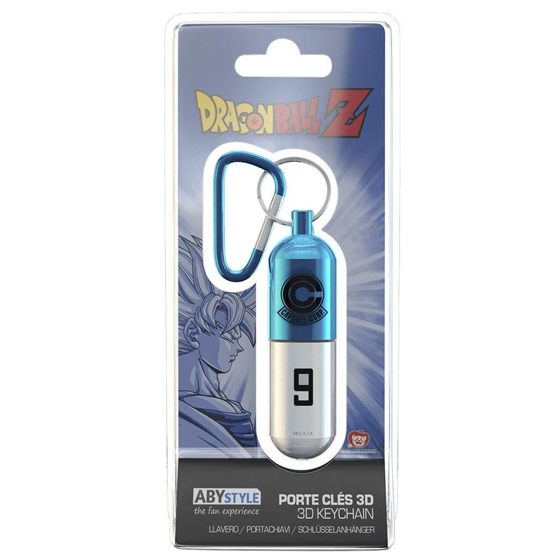 ABYSTYLE Dragon Ball Z Blue Capsule Corp 3D Keychain - Image 2