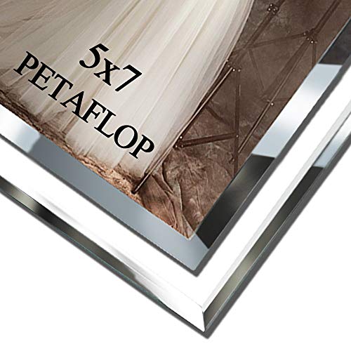PETAFLOP 5x7 Picture Frames Perfect for Family Office Table Decorations, Set of 2 clear - Image 4
