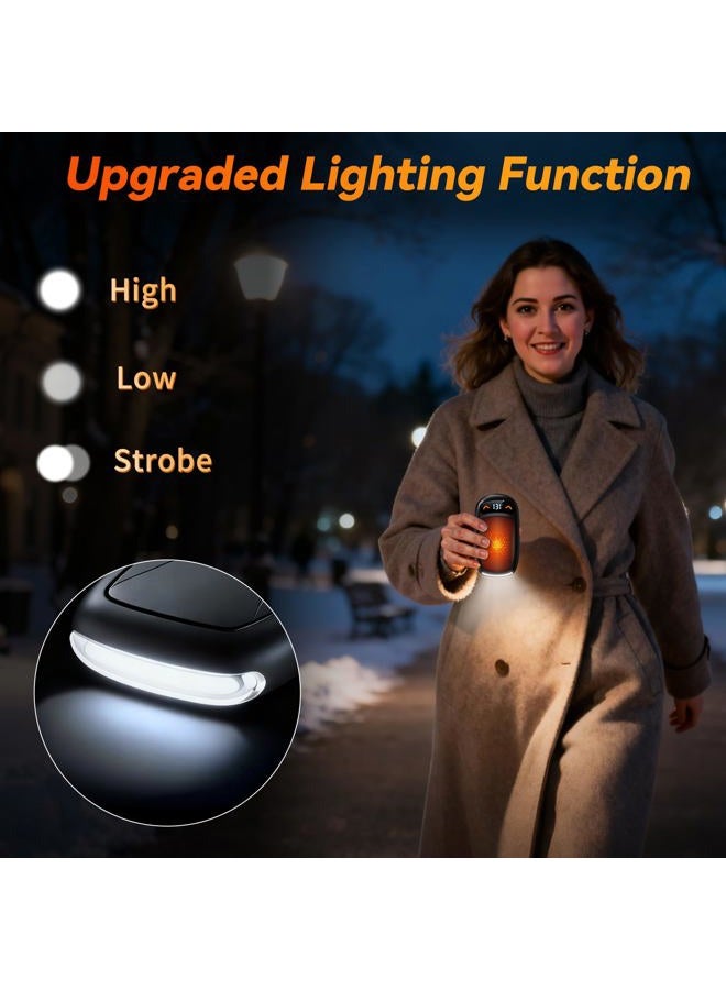 KYEKIO Rechargeable Hand Warmer 2Pack, AI Chips Electric Hand Warmers with LED Display, 3 Temps Portable Magnetic Handwarmers, Pocket-Sized Electronic Hand Warmers for Women, Man, Camping, Hunting, Christmas - Image 5