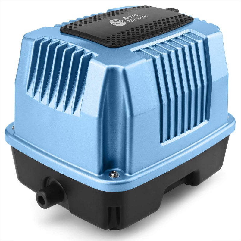 AquaMiracle AquaMiracle Linear Air Pump AP40 for Pond Aeration, Septic Air Pump, Hydroponic Air Pump, Pond Air Pump, 635GPH 0.028MPa, for Pond, Waste Treatment, Aquarium, Fish Farm, Seafood Restaurant  - Image 1
