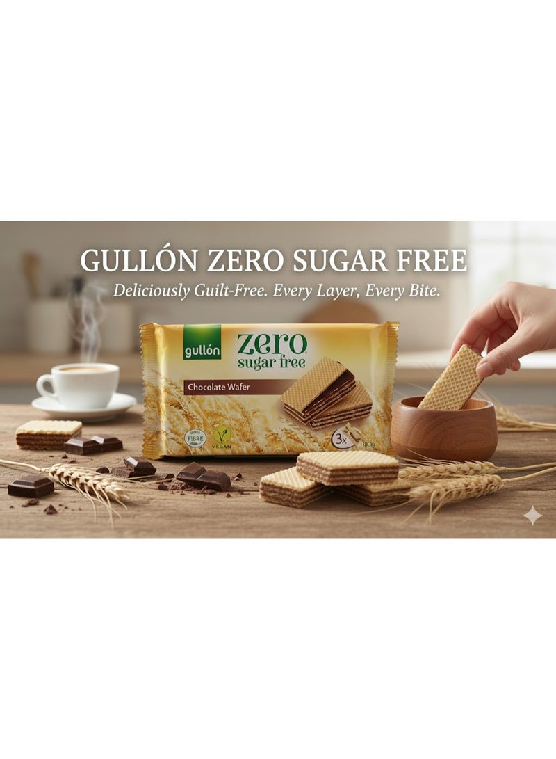 Gullon CHOCOLATE BISCUITS WAFER DIET NATURE (180 G) - Image 2