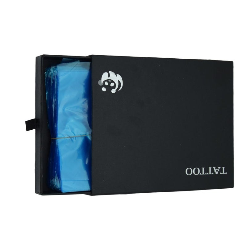 new star tattoo Tattoo Machine Bags,200Pcs Disposable Tattoo Machine Covers Gun Bags Sleeves Tattoo Plastic Sleeves for Tattoo Machine Gun Accessories Tattoo Supplies Tattoo Kits - Image 5