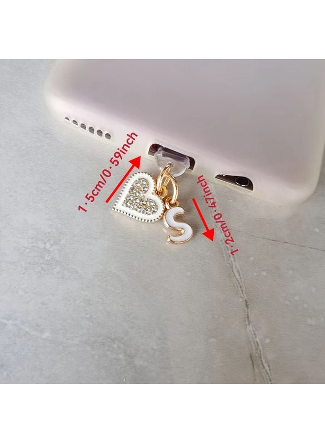 سدادة غبار على شكل قلب مبدع لواجهة Type-C، هدية تذكارية لحفلات الأعياد - Image 3