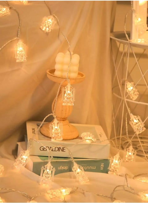 10 Led 2M Oil Lamp Shaped String Light