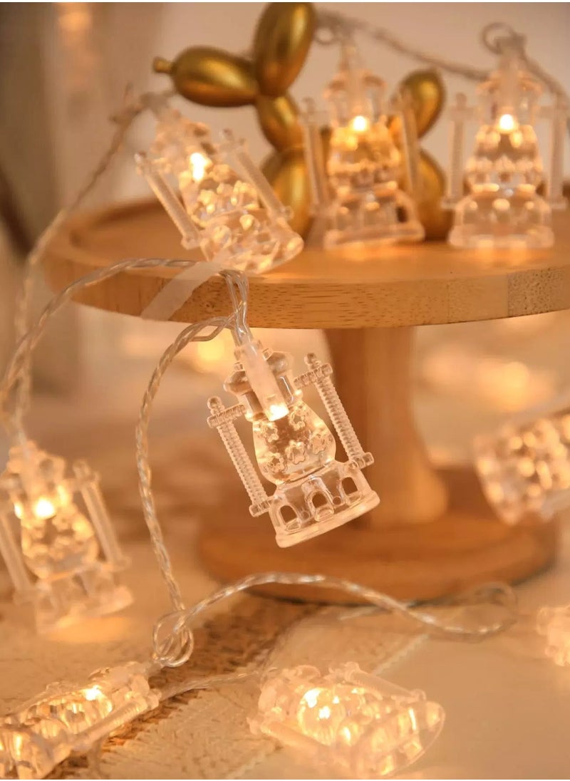 10 Led 2M Oil Lamp Shaped String Light
