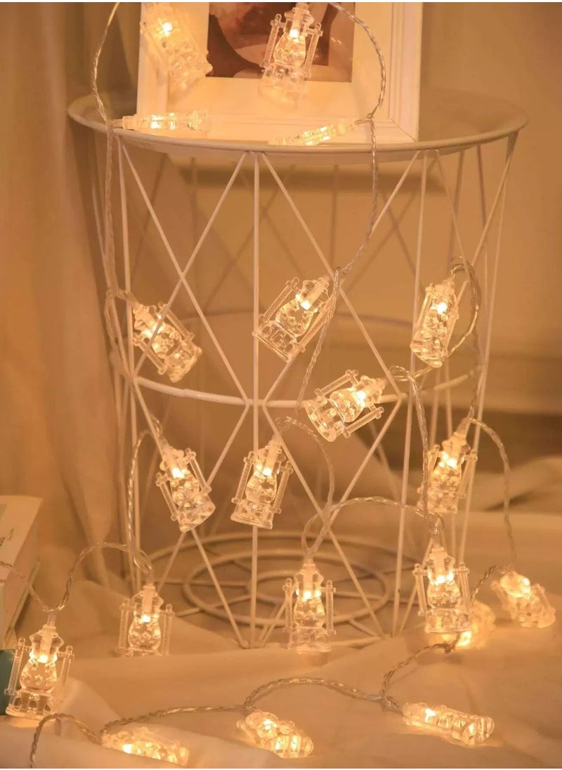10 Led 2M Oil Lamp Shaped String Light