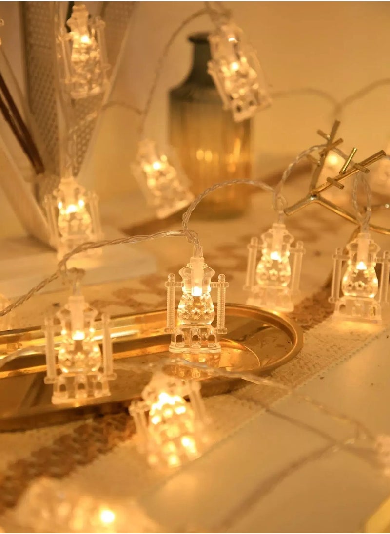 10 Led 2M Oil Lamp Shaped String Light