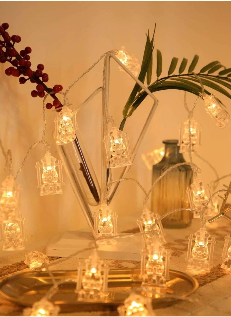 10 Led 2M Oil Lamp Shaped String Light