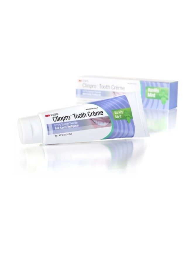 3M Clinpro Tooth Creme 0.21% Sodium Fluoride Anti Cavity Toothpaste, Vanilla Mint - Image 1