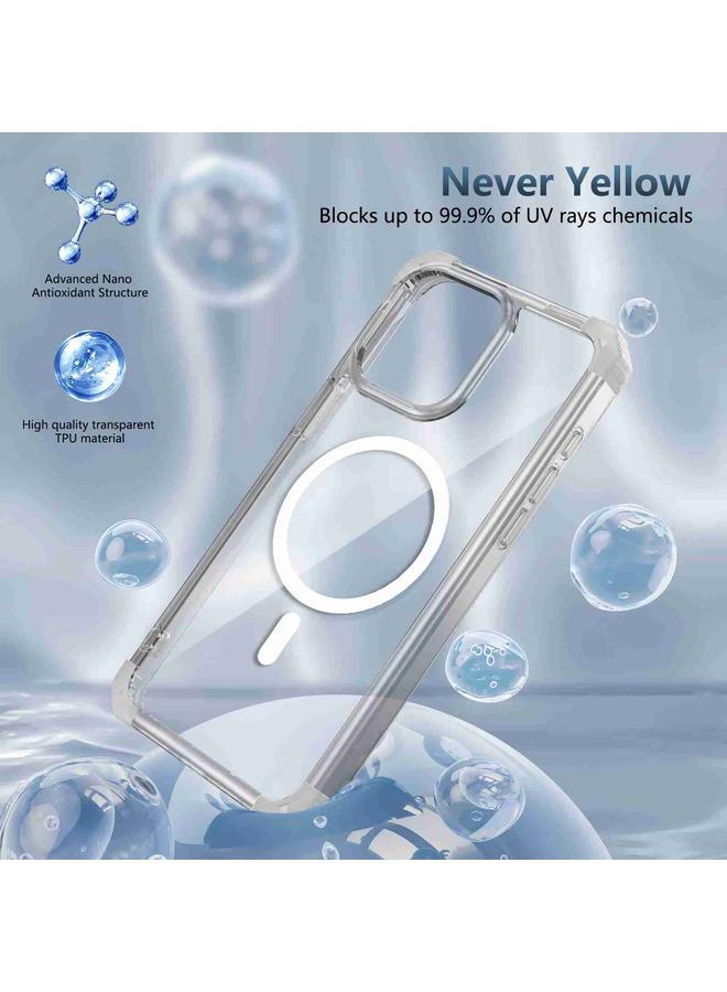 إيروريكس جراب هاتف مغناطيسي شفاف من ماج سيف لهاتف آيفون 14 برو - Image 2