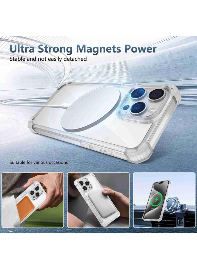 إيروريكس جراب هاتف مغناطيسي شفاف من ماج سيف لهاتف آيفون 14 برو - Image 5