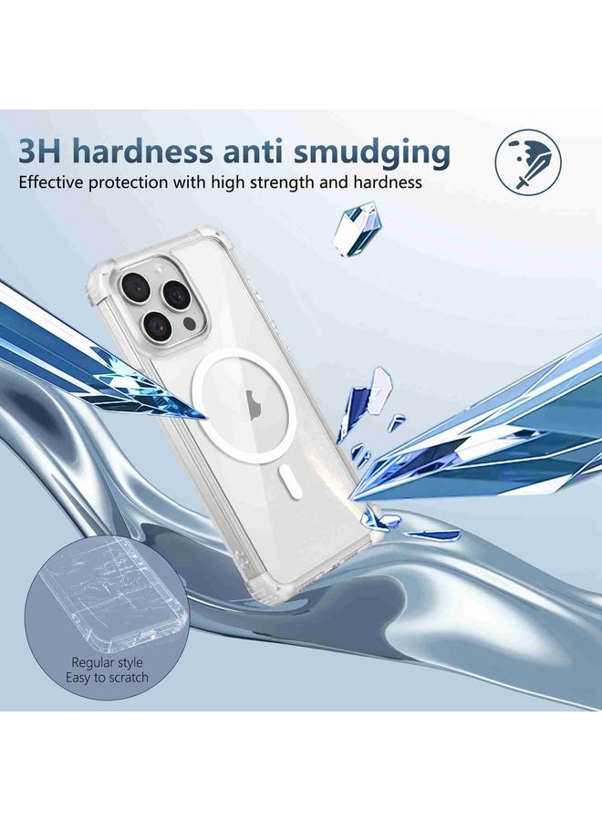 إيروريكس جراب هاتف مغناطيسي شفاف من ماج سيف لهاتف آيفون 14 برو - Image 3