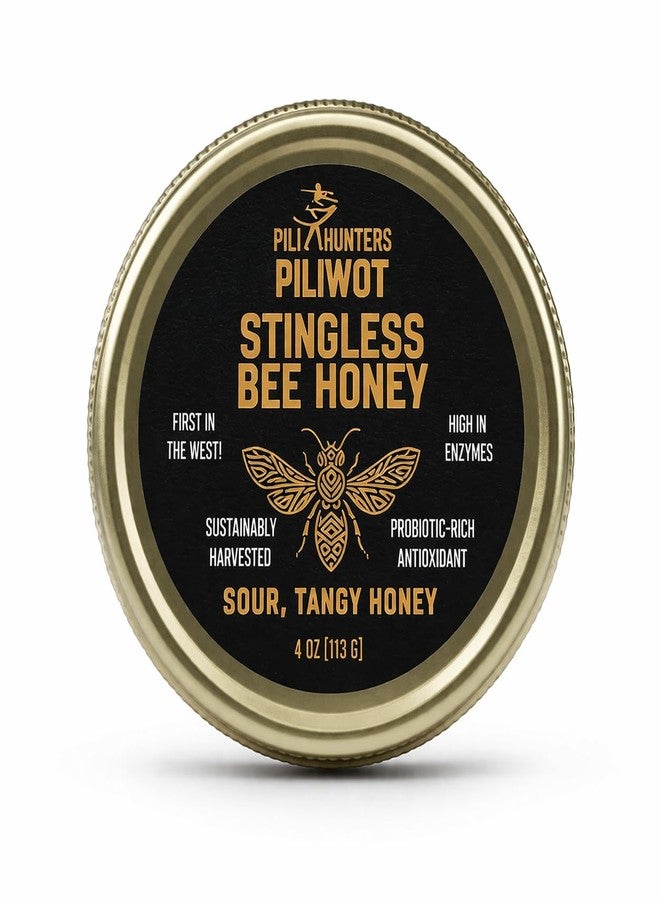 Pili Hunters - Kiwot Stingless Bee Honey, Delicious Premium Sweet and Sour Wild Harvested Raw Honey, Fermented, All Natural, Non-GMO Rainforest Superfood (4 oz. Jar) - Image 2