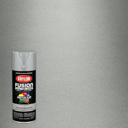 Krylon Fusion All-In-One Adhesive Spray Paint for Indoor/Outdoor Use, 12 oz, Aluminum - Image 2