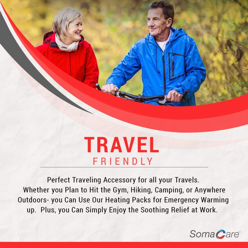 SomaCare Sport & Back Hot Pack - Pain Relief, Reusable for Neck, Shoulders & Joint Pain, Ease to Use, Click to Activate, Advanced Hot Therapy - Muscle Recovery, for Knee, Cramps, Post & Pre Workout by SomaCare - Image 4