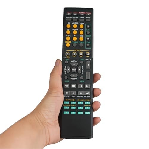 Kassionel Replacement Remote Control Fit for RX-V450 RX-V663 RX-V365 RX-V363 WN22730EU WK227300 RX-V867 for Yamaha AV Receiver - Image 1