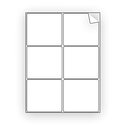 EcoSwift 120 EcoSwift Shipping Labels 4 x 3 1/3 inches Mailing Address Blank White Self Adhesive for Laser Inkjet Printer 4 x 3.33 - Image 2