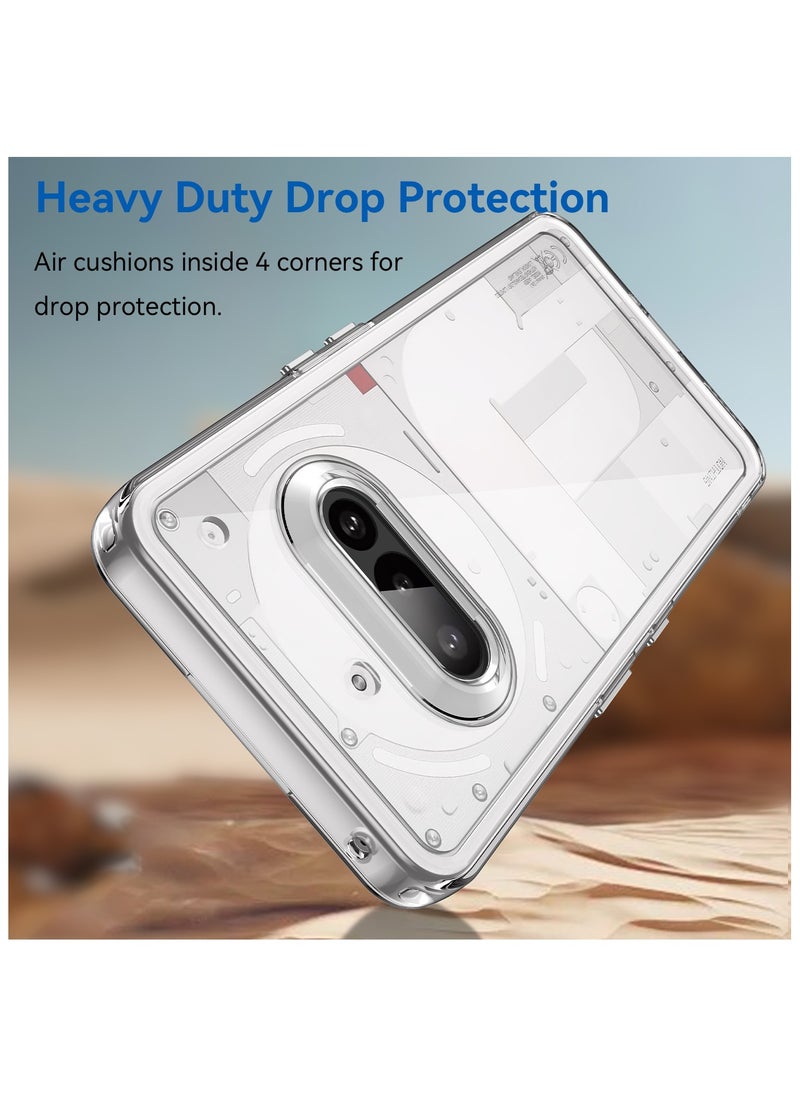 Generic - Phone case for Nothing Phone 3a Clear Back Soft TPU Shockproof Bumper Protection Cover - Image 1