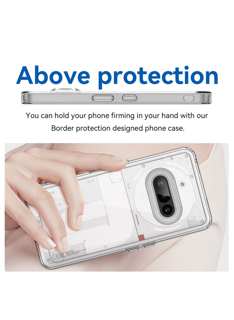 Generic - Phone case for Nothing Phone 3a Clear Back Soft TPU Shockproof Bumper Protection Cover - Image 1