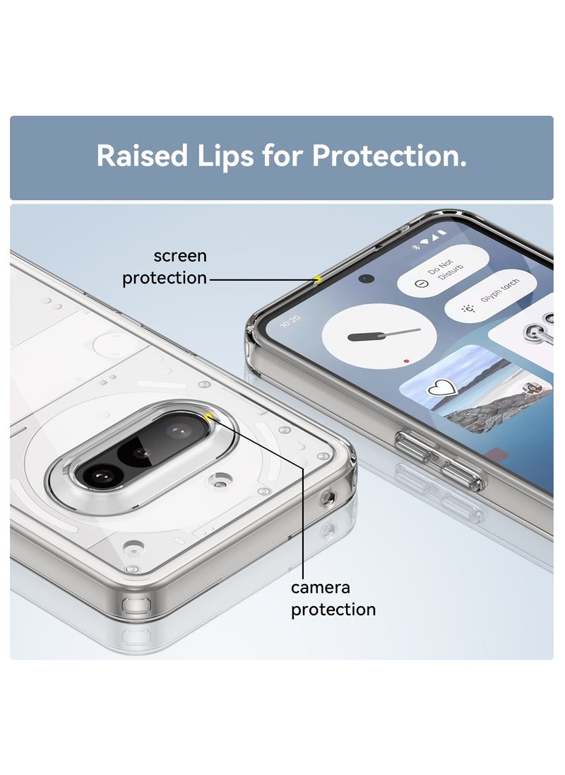 Generic - Phone case for Nothing Phone 3a Clear Back Soft TPU Shockproof Bumper Protection Cover - Image 1