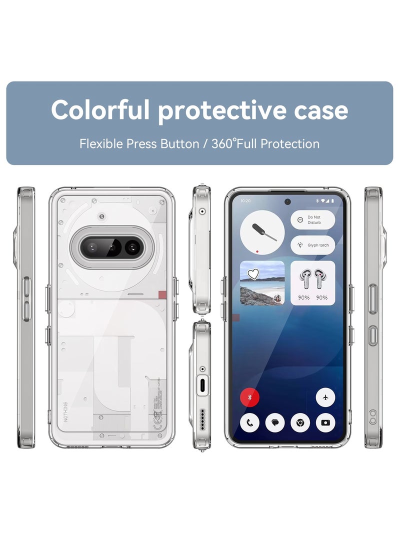 Generic - Phone case for Nothing Phone 3a Clear Back Soft TPU Shockproof Bumper Protection Cover - Image 1