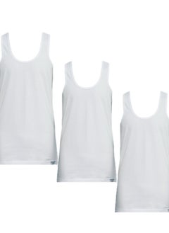 Rayan 3 - Pieces Rayan Vest Undershirt White  - Image 1